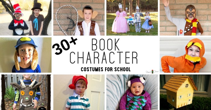 Easy diy book character costumes