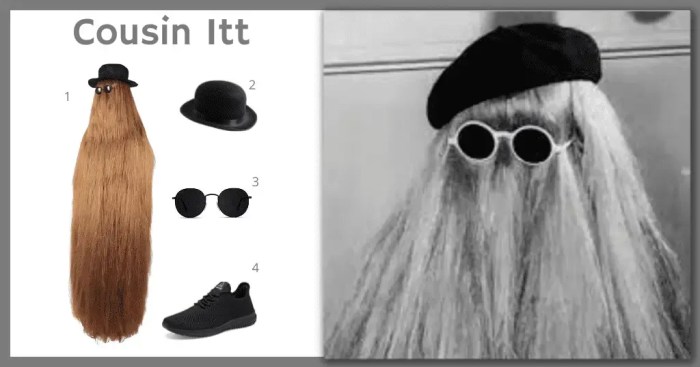 Cousin itt costume diy