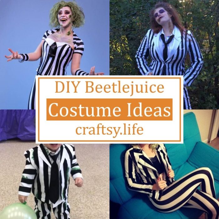 Diy beetlejuice guide costume