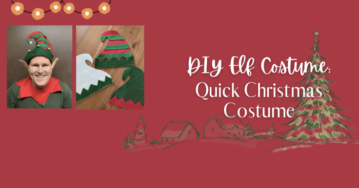 Buddy elf costume diy