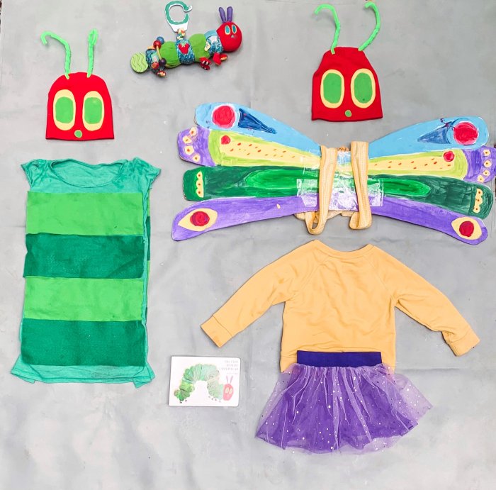 Diy very hungry caterpillar costume