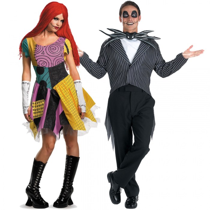 Jack and sally costumes diy