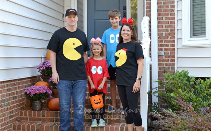 T shirt pac man costume diy