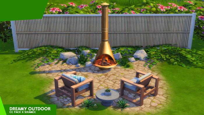 Outdoor decor sims 4 cc