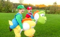 Yoshi halloween costume diy