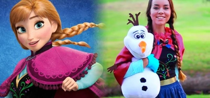 Diy anna from frozen costume