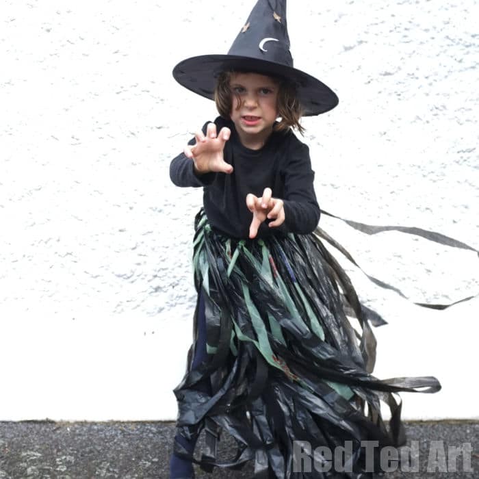 Witch costume halloween diy