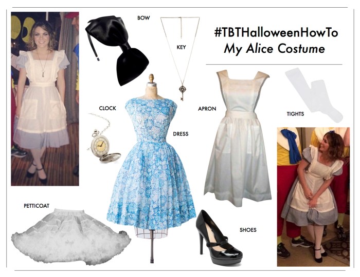 Alice in wonderland costume diy