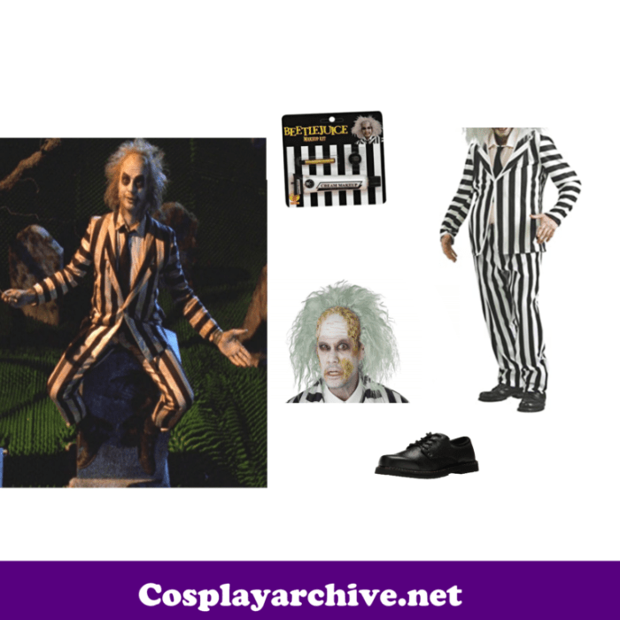 Diy beetlejuice guide costume