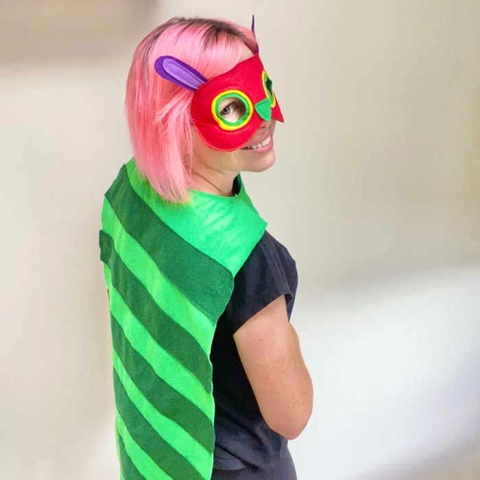 Diy very hungry caterpillar costume