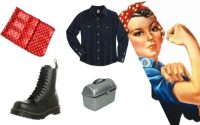 Diy rosie the riveter costume