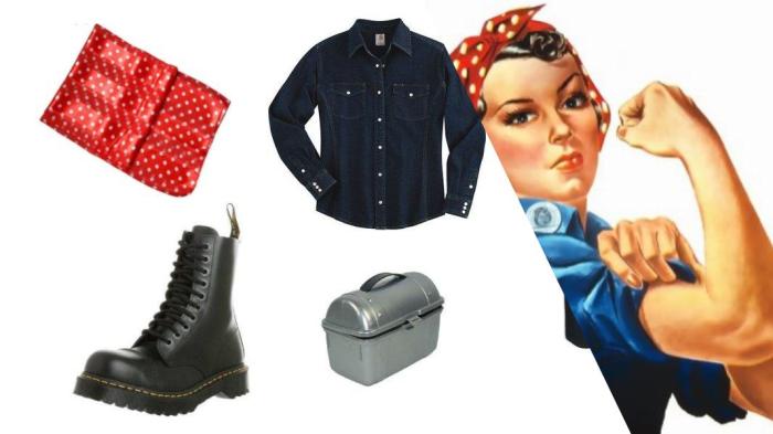 Diy rosie the riveter costume